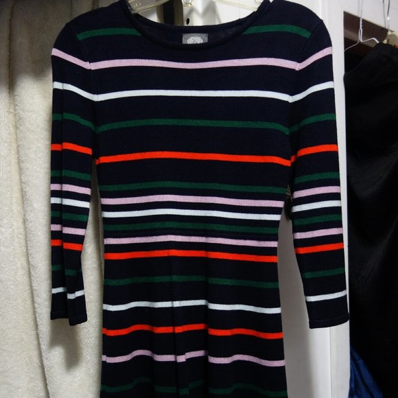 Vince Camuto Striped Knit Dress - Picture 1 of 3